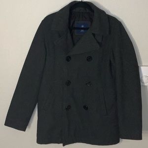 Small Dark Gray Old Navy Wool Mix Jacket